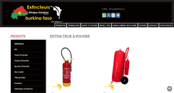 Desktop Screenshot of extincteurburkinafaso.com